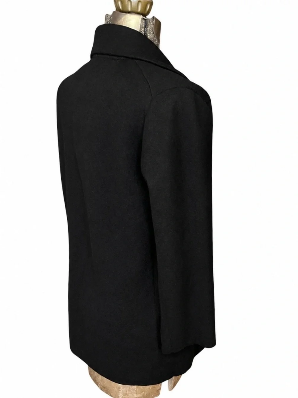 J.Crew Sophie Sweater Blazer Black Merino Wool Blend Size Small